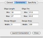 Image of Designer's Constraint Tab