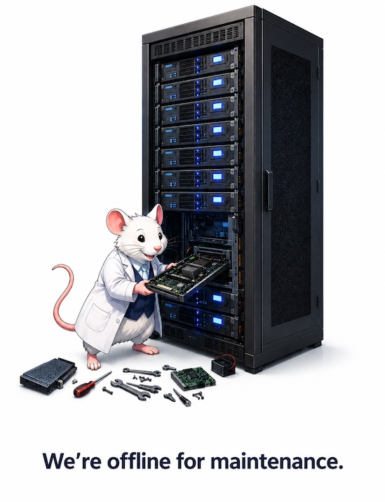 We're offline for maintenance.